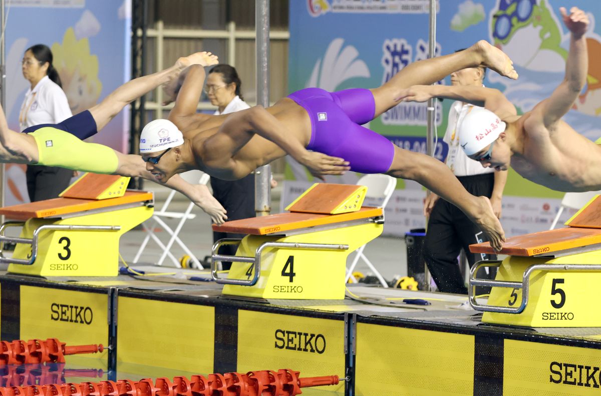 195公分身材的吳兆騏在短距離非常佔有優勢。臺南市體育局提供 