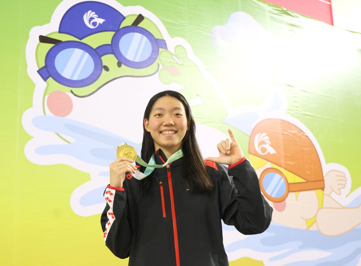 張雅佳連連兩屆全中運都飆破全國紀錄。郭運復攝
