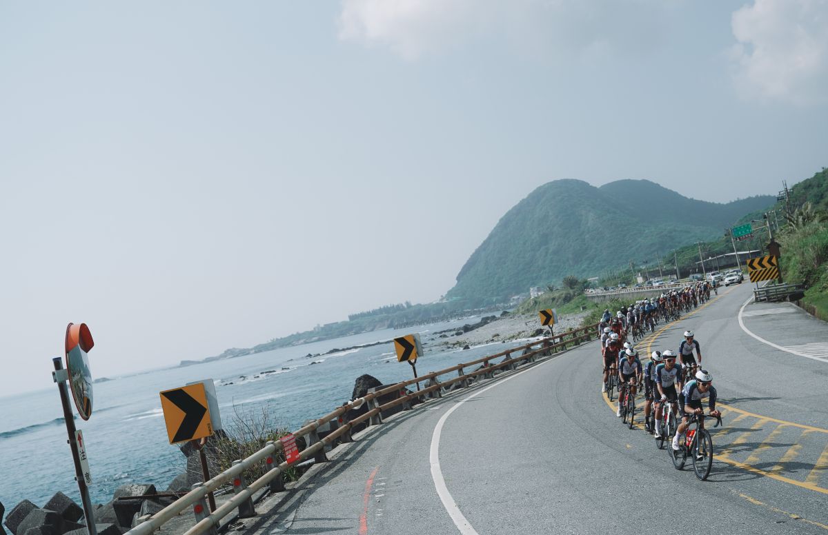 沿著風景優美的臺9線。中華民國自行車騎士協會提供