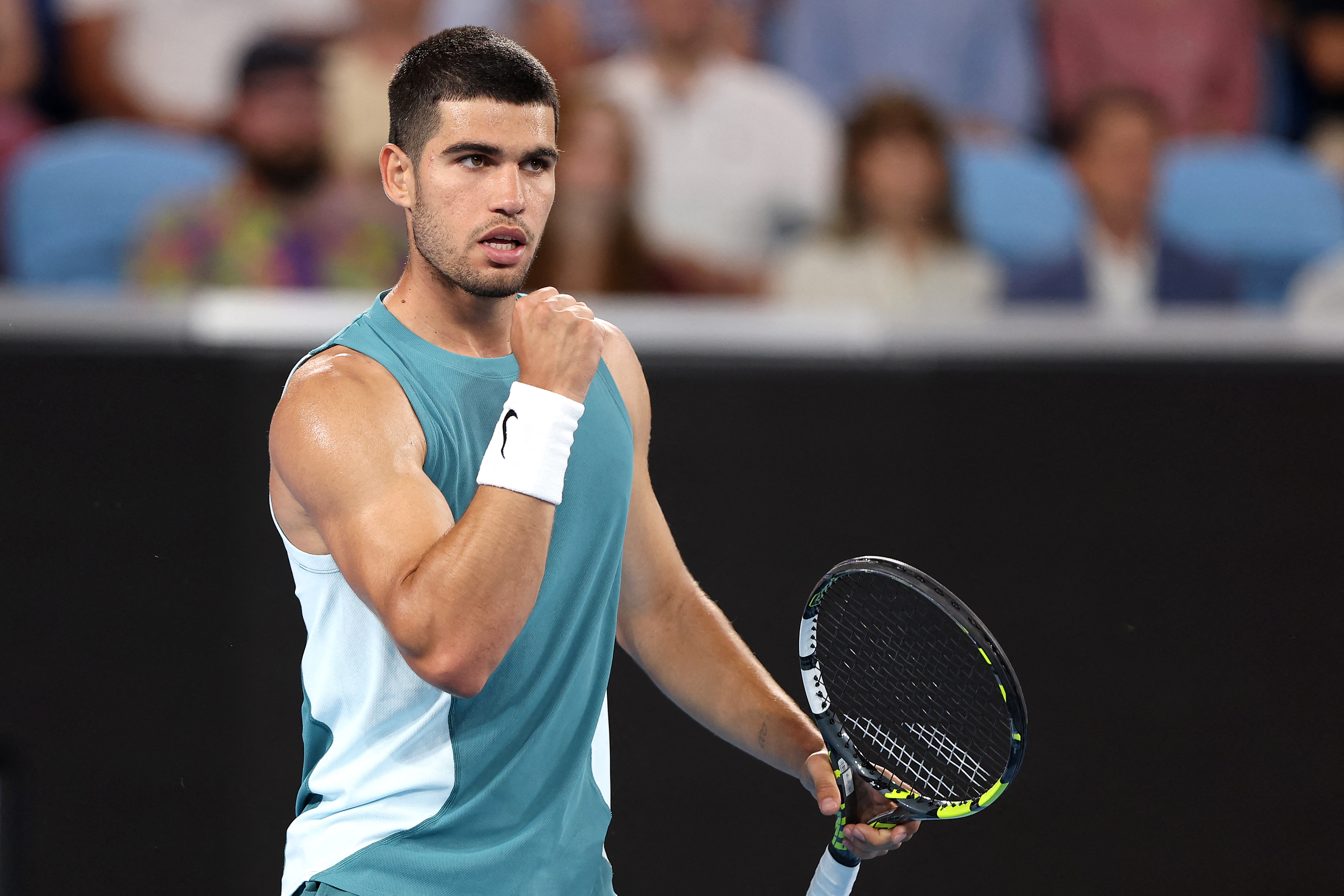 艾卡拉茲成功闖進蒙地卡羅決賽。法新社