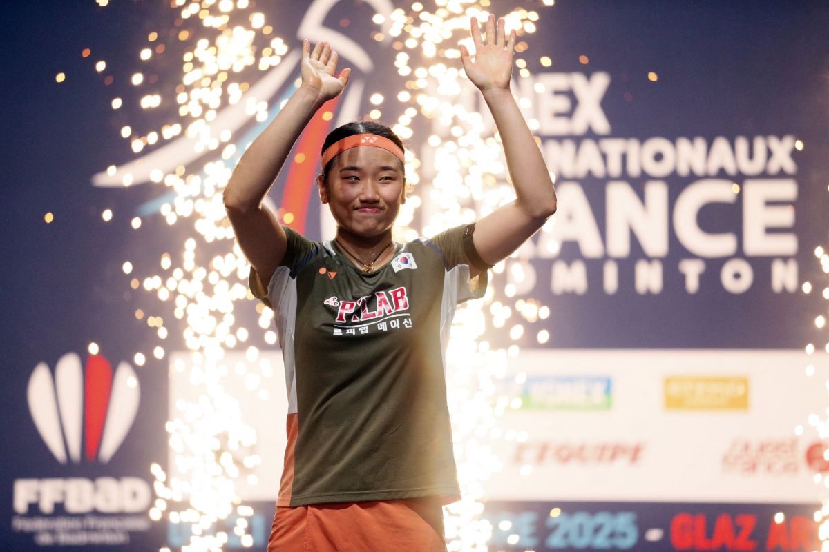 安洗瑩首度在亞錦賽奪冠。法新社