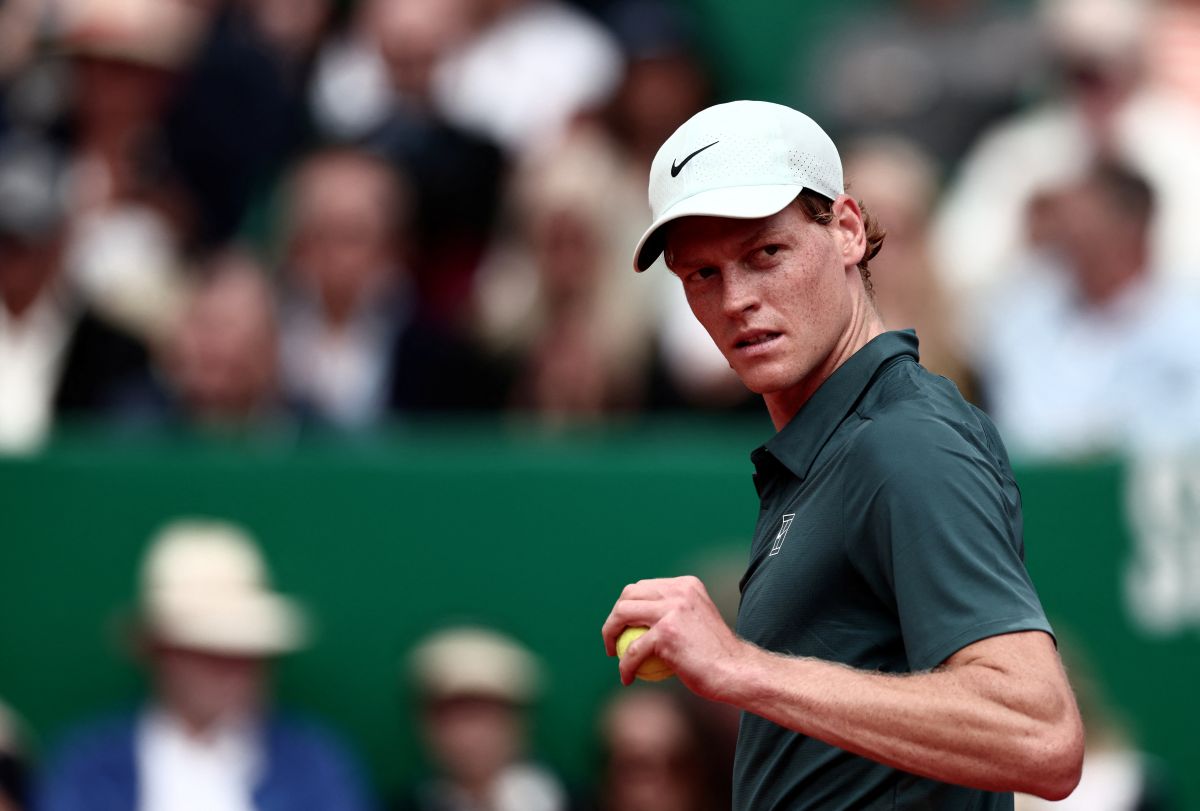 辛納首度闖進蒙地卡羅大師賽決賽。法新社