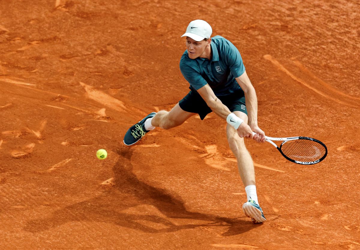 辛納挑戰成為史上首位連續贏得5座大師賽冠軍的球員。法新社