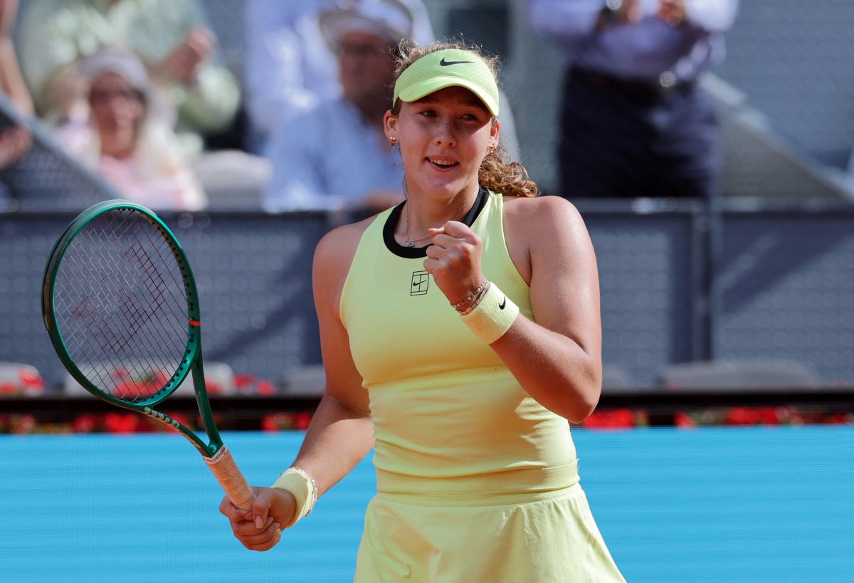 19歲安德耶娃直落二闖馬德里決賽