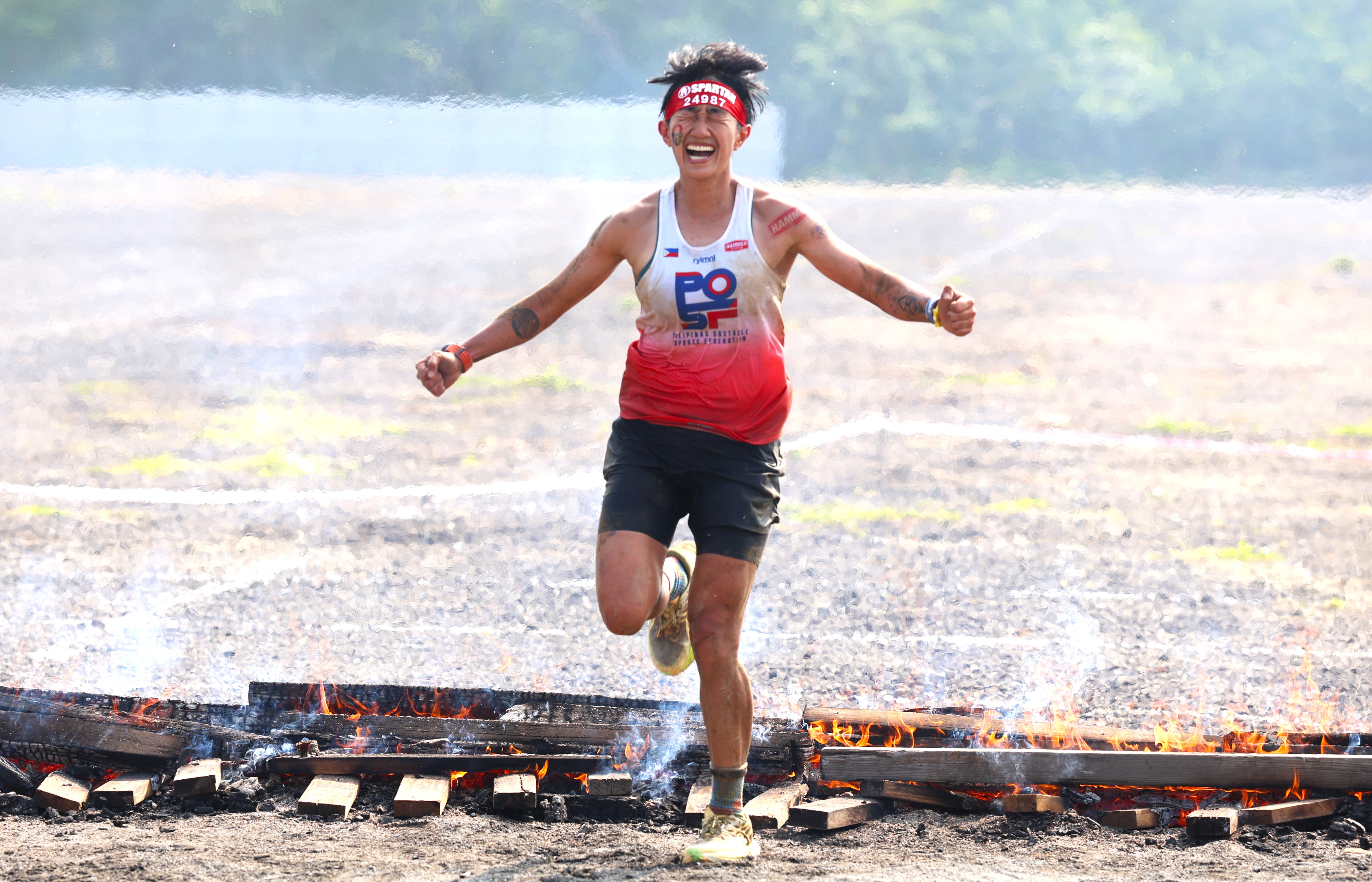 菲律賓選手Sandi Menchi Abahan連兩天奪冠。大會提供