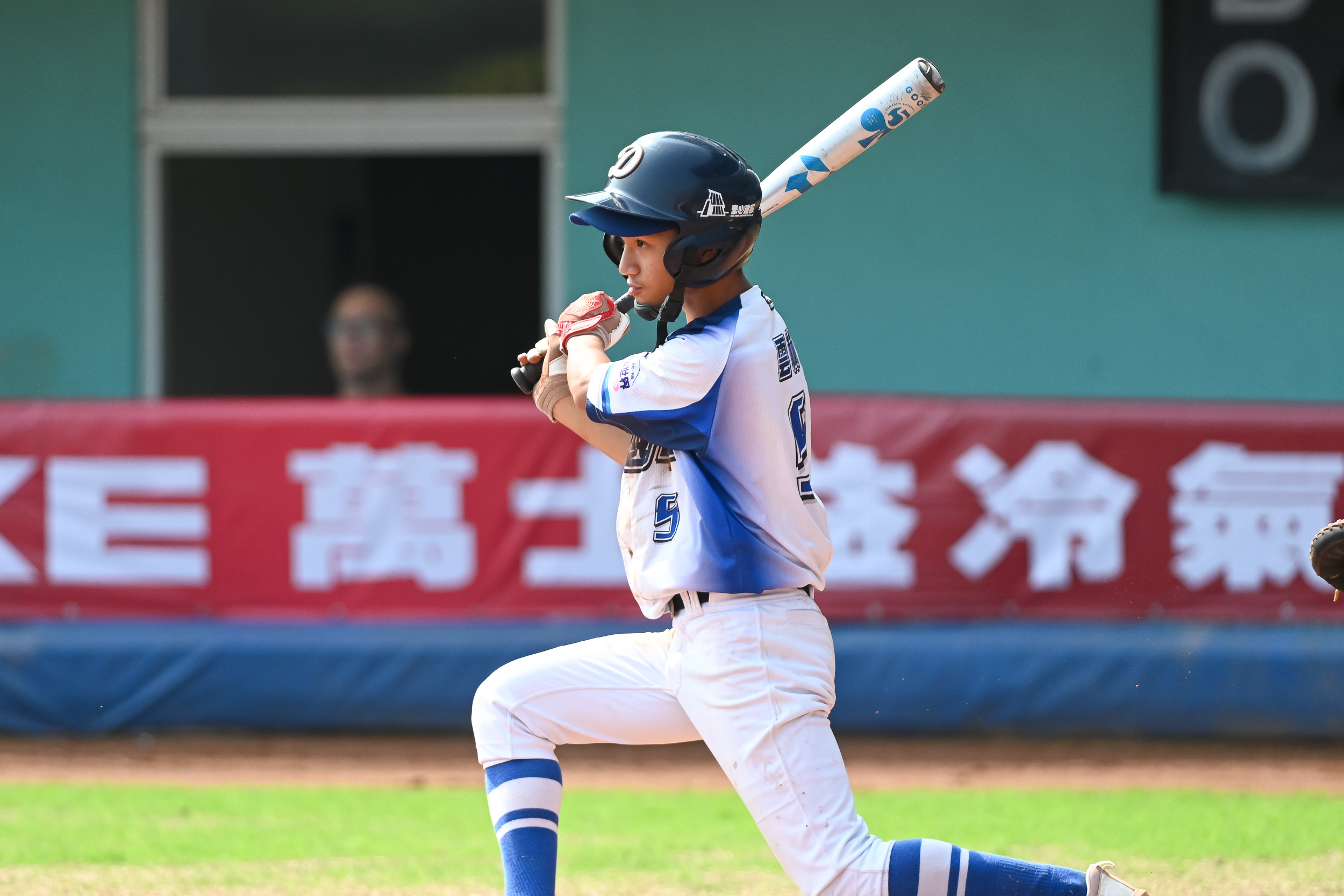 莊睿杰單場雙安。臺灣世界少棒聯盟提供