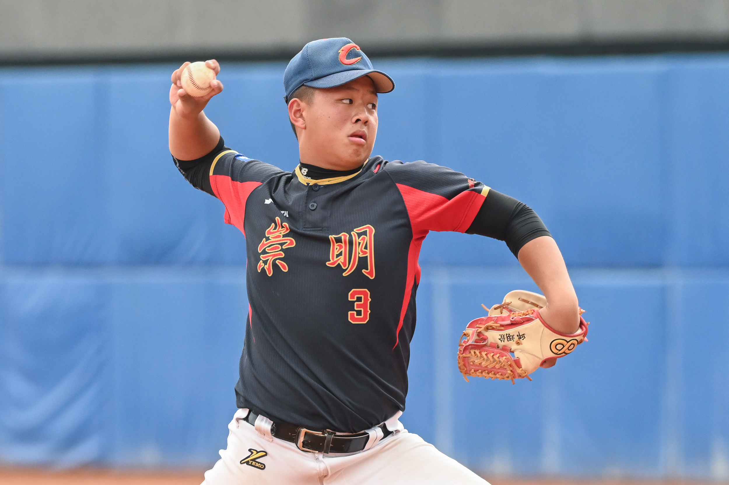 葉鴻揚4.1局先發。臺灣世界少棒聯盟提供