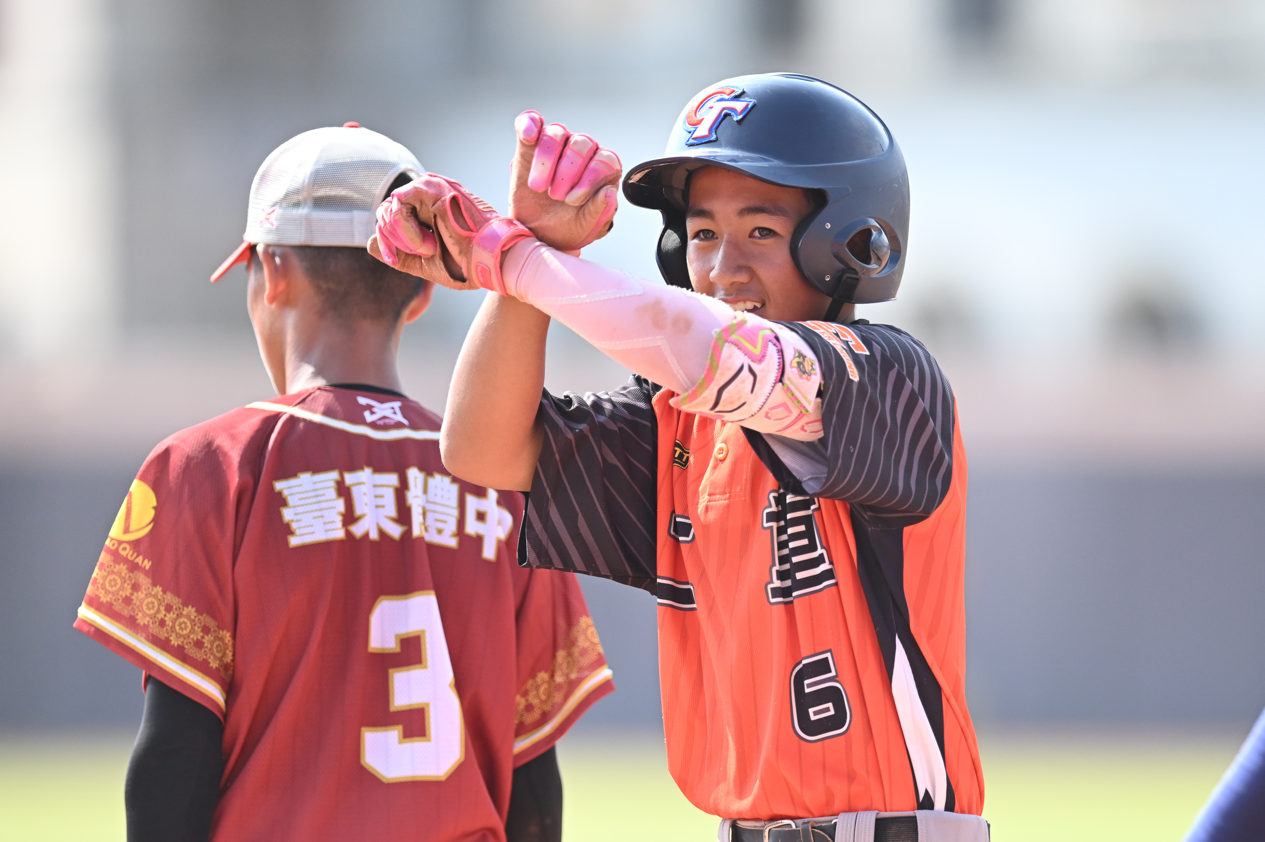 國一周子淅準完全打擊。臺灣世界少棒聯盟提供