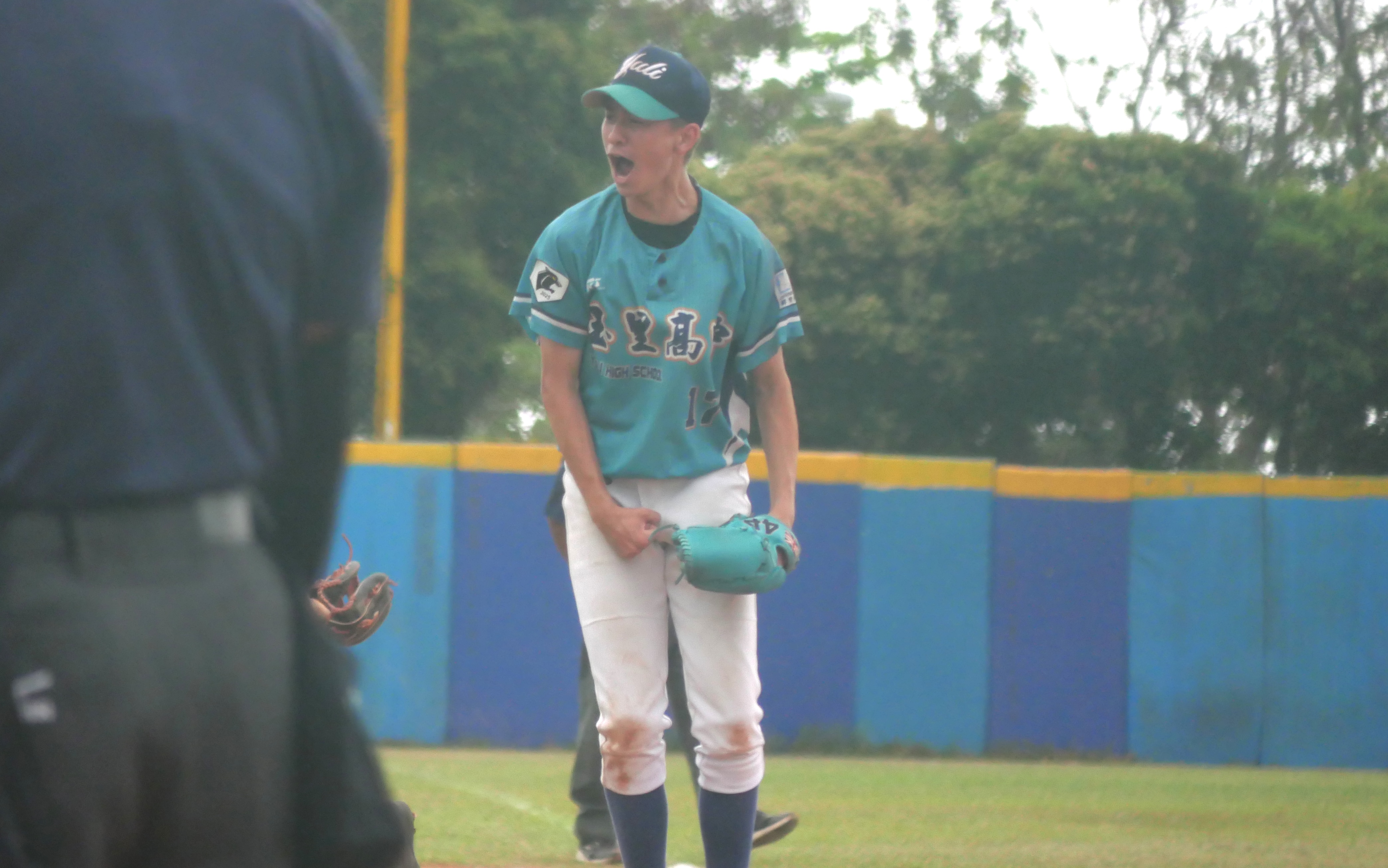 蔡沁佑先發5局無失分。吳敏欣攝