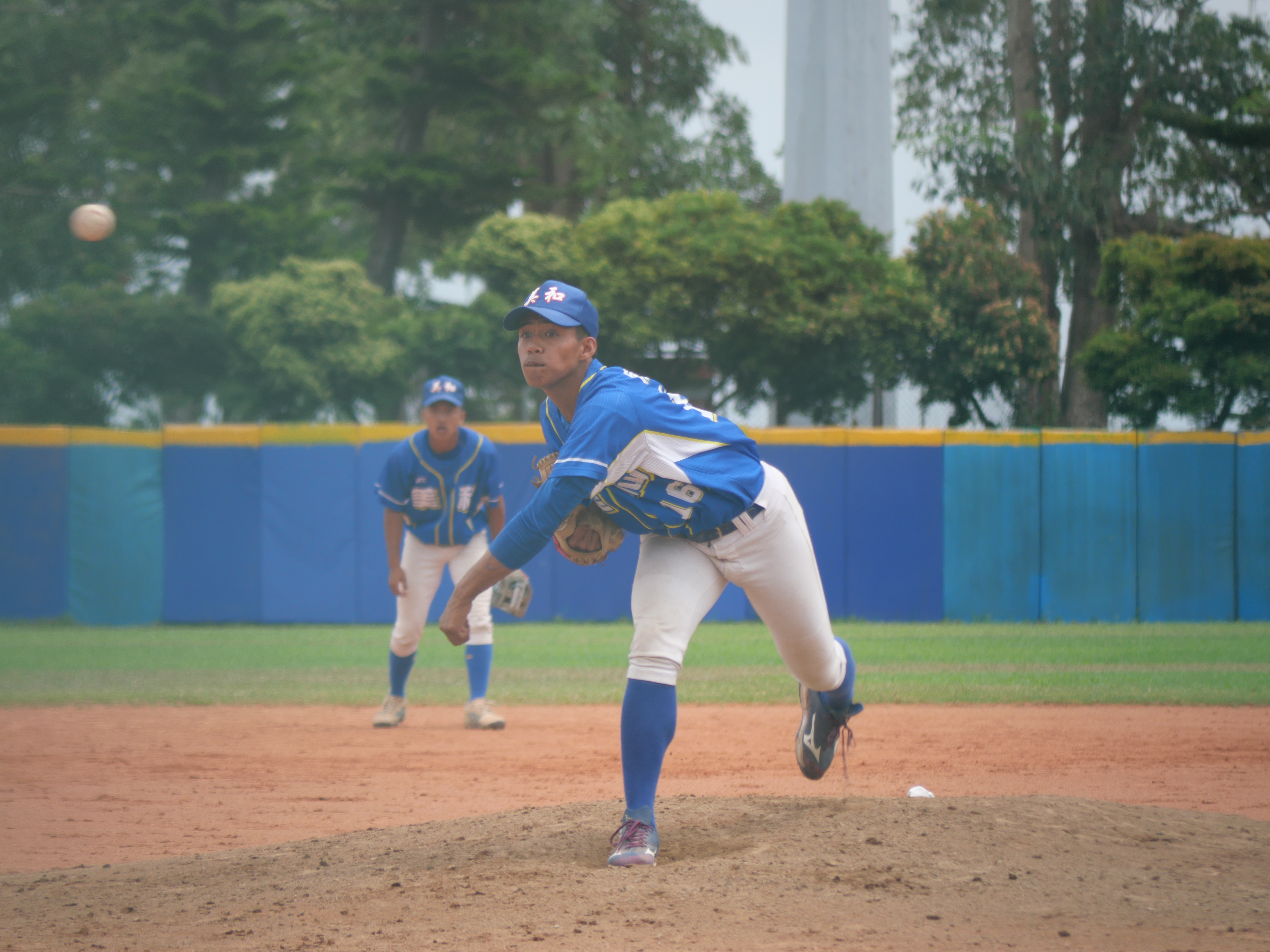 左投傅玟彥先發6局。吳敏欣攝