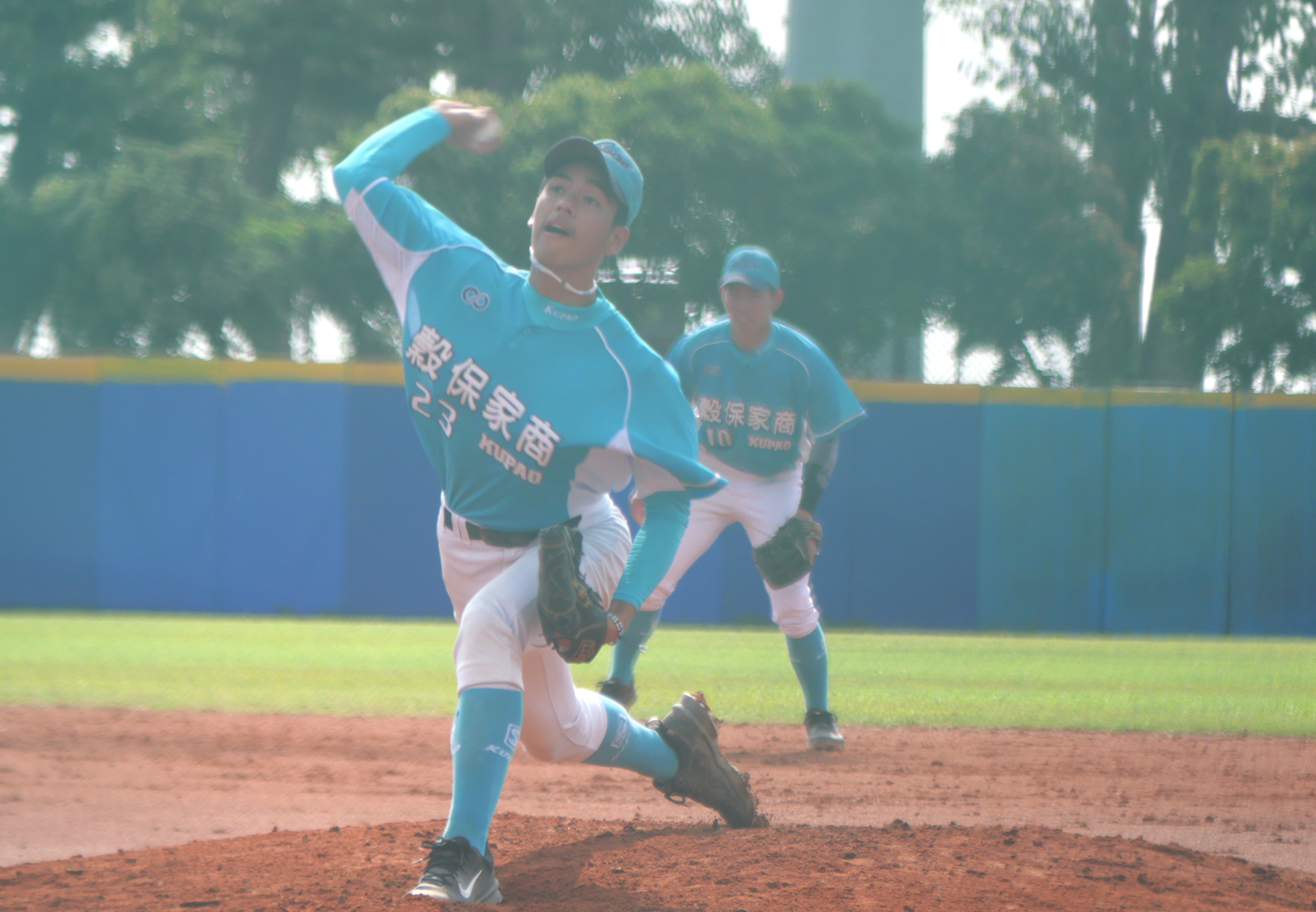 王浤洲先發5局無失分。吳敏欣攝