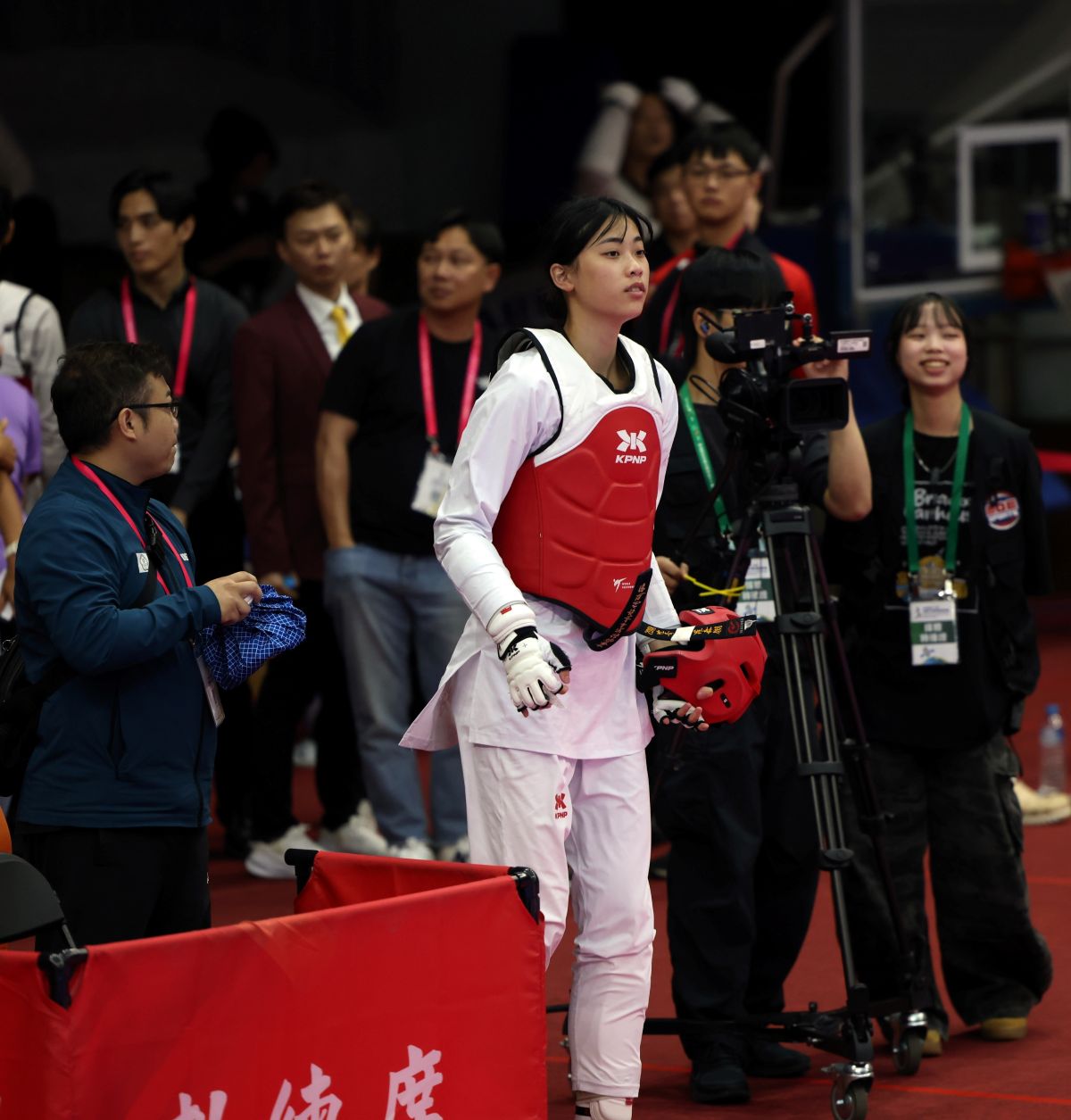 跆拳道「國民女友」羅嘉翎。全大運辦公室提供