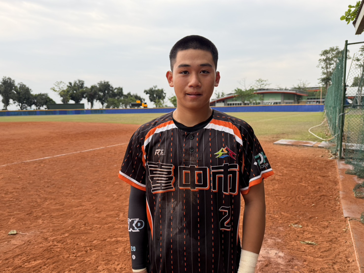 吳宣錠敲勝利打點。吳敏欣攝