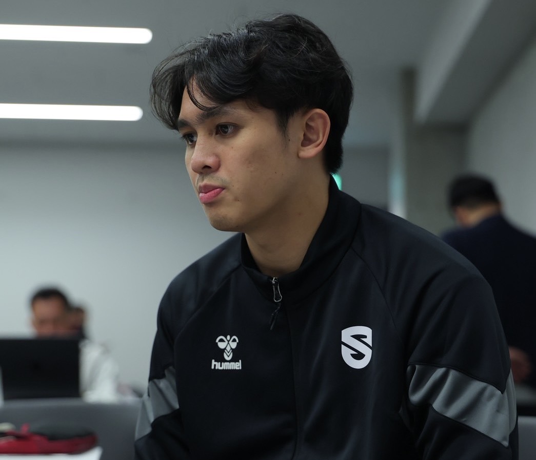 游艾喆接受訪問。Bow攝