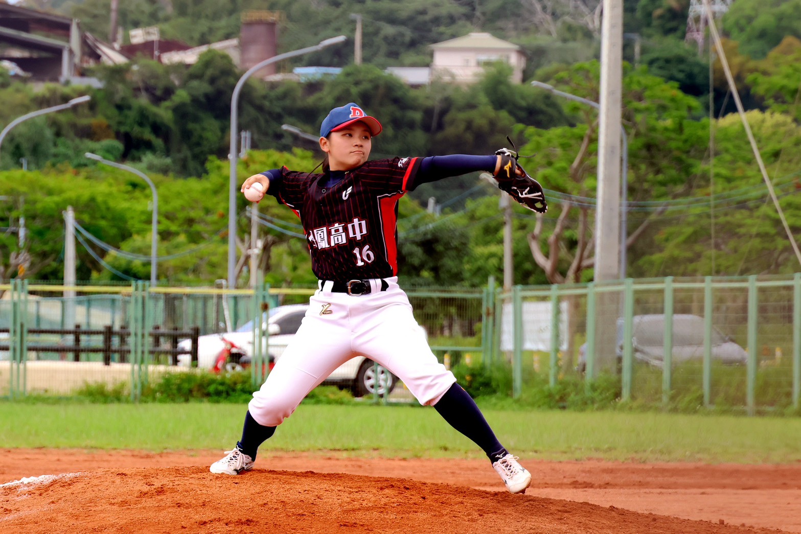 先發投手張恬慈6.0局好投。學生棒聯提供