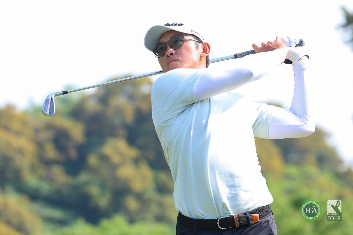 台灣選手劉永華第一回合以68桿-4暫並列第五。Tpga／林聖凱攝 