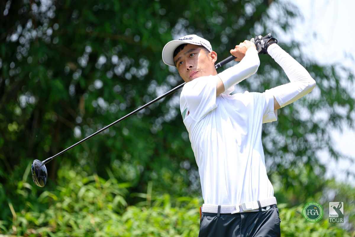 台灣選手張哲瑜第一回合以68桿-4暫並列第五。Tpga／林聖凱攝 