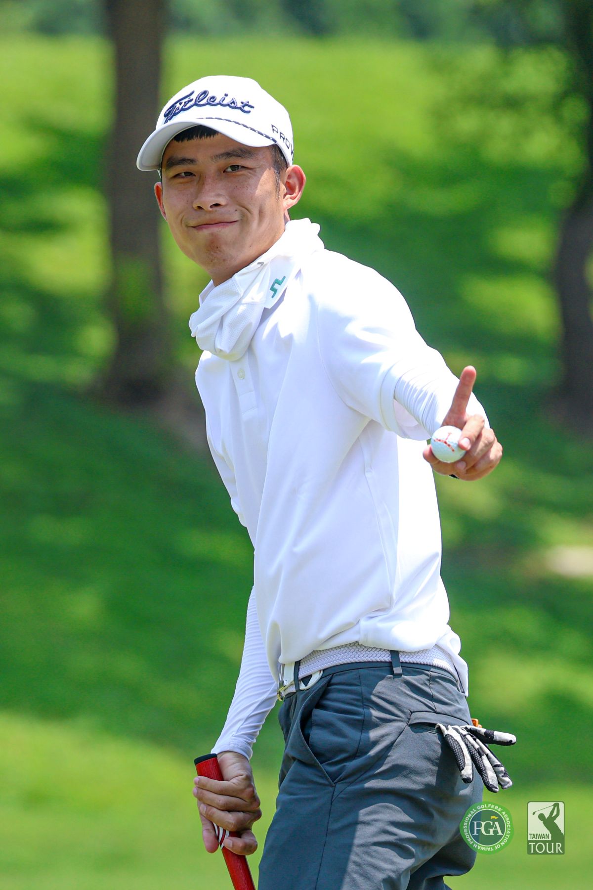 台灣選手張哲瑜第一回合以68桿-4暫並列第五。Tpga／林聖凱攝