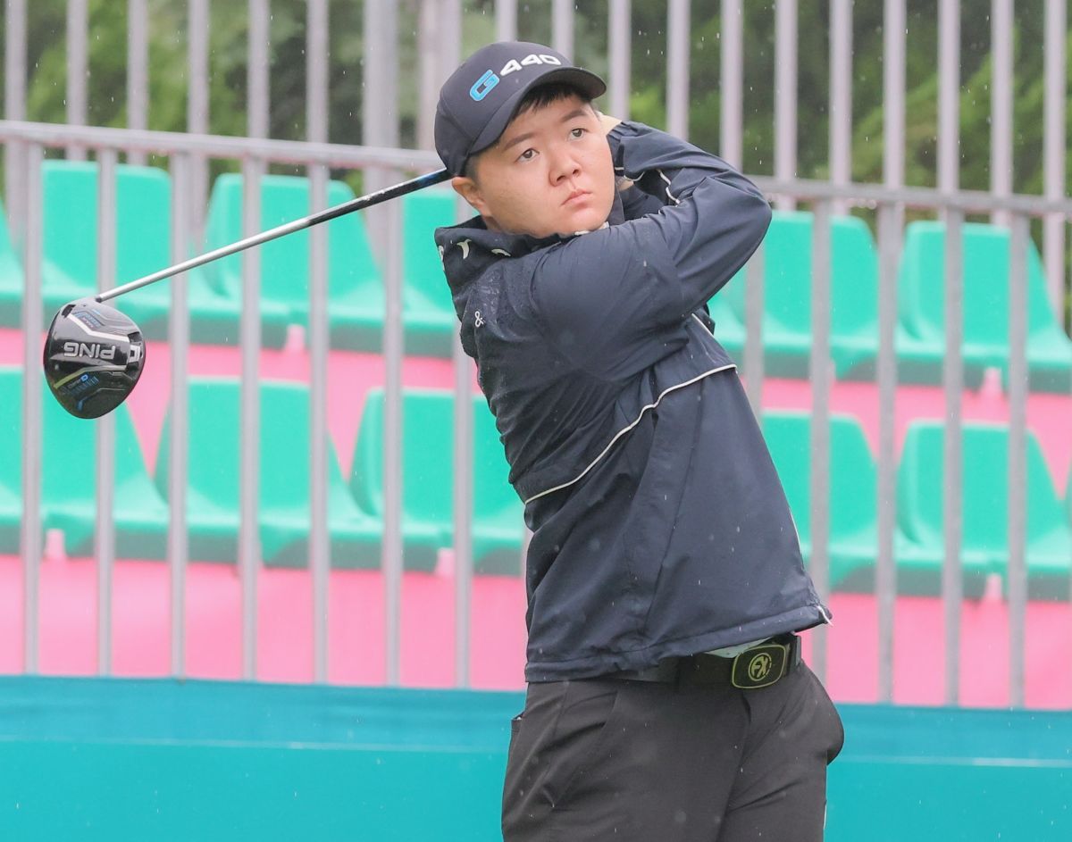 台灣選手石澄璇第一回合打出69桿-3暫並列領先。大會提供