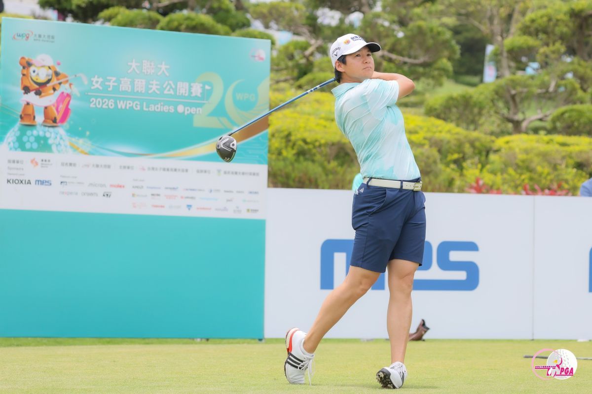 曾雅妮以兩回合總桿低於標準桿8桿的136桿暫排第二。Tlpga/ 葉勇宏攝
