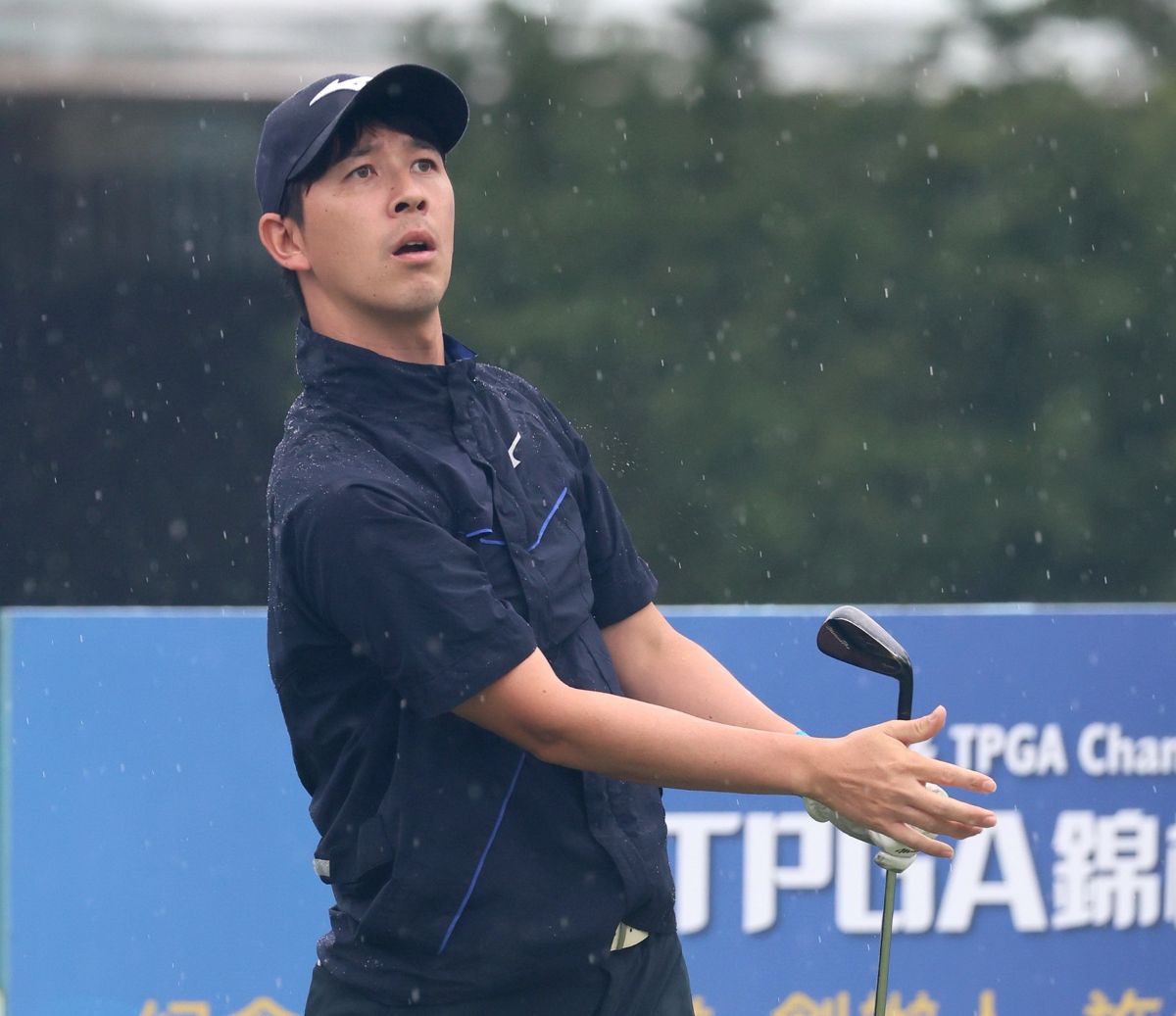 第一回合日本吉桒 佑太71桿-1暫列第一。鍾豐榮攝影