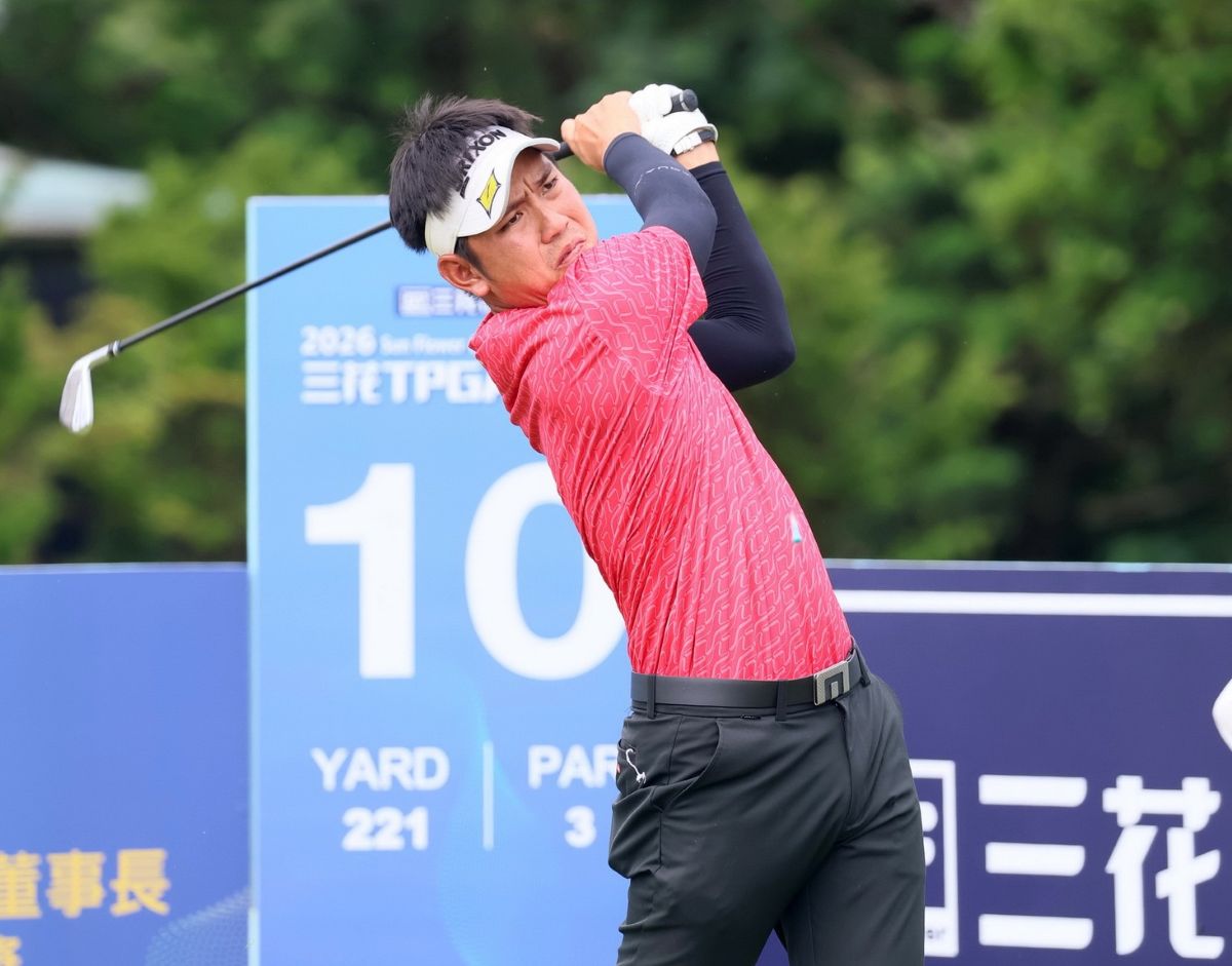 第二回合泰國瓦萬 74.68兩天以-2暫列第四。鍾豐榮攝影