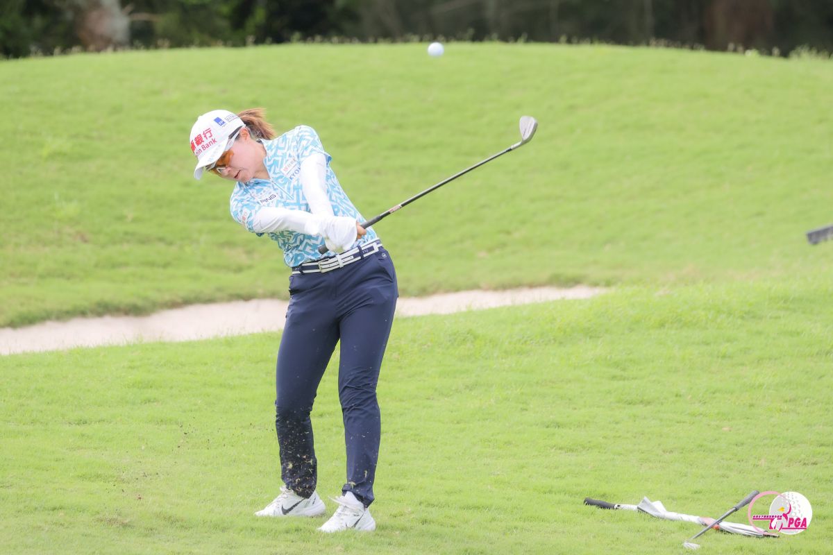 蔡佩穎以兩回合總桿138桿-6暫並列第三。Tlpga／葉勇宏攝
