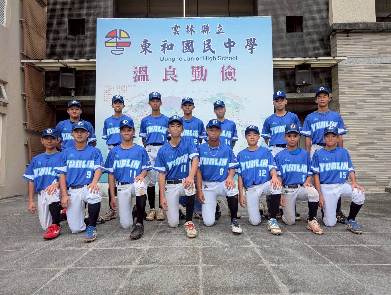 雲林縣投手需仰賴車輪戰。東和國中提供