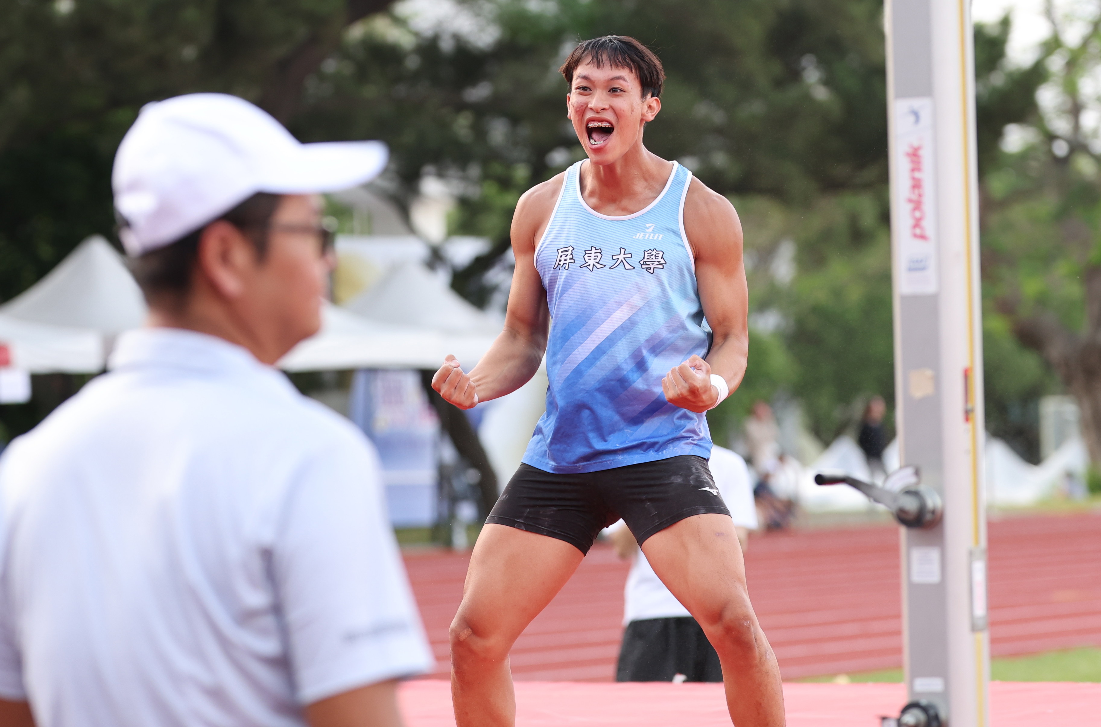 黃正琦追平自己最佳成績。李天助攝