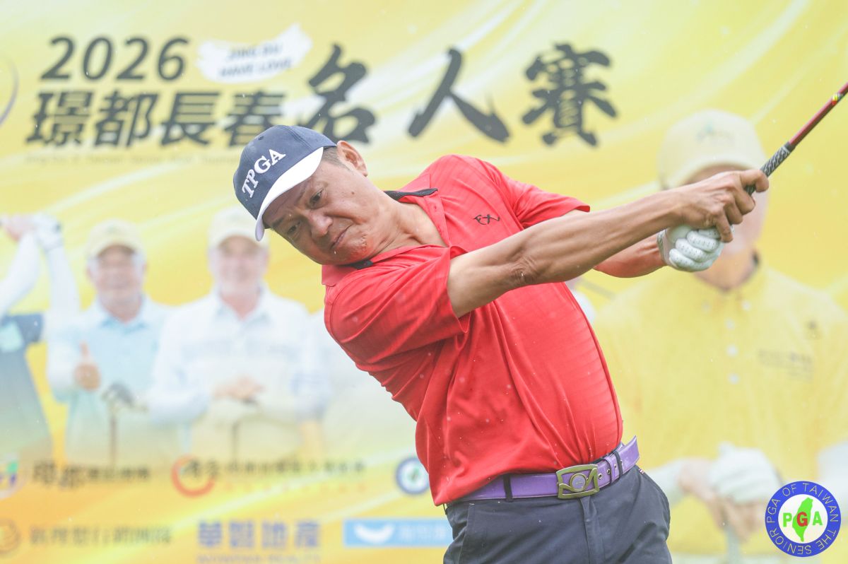 2026璟都長春名人賽 第一回合 一般長春組 林文科71桿-1暫居第三。陳文欣攝影