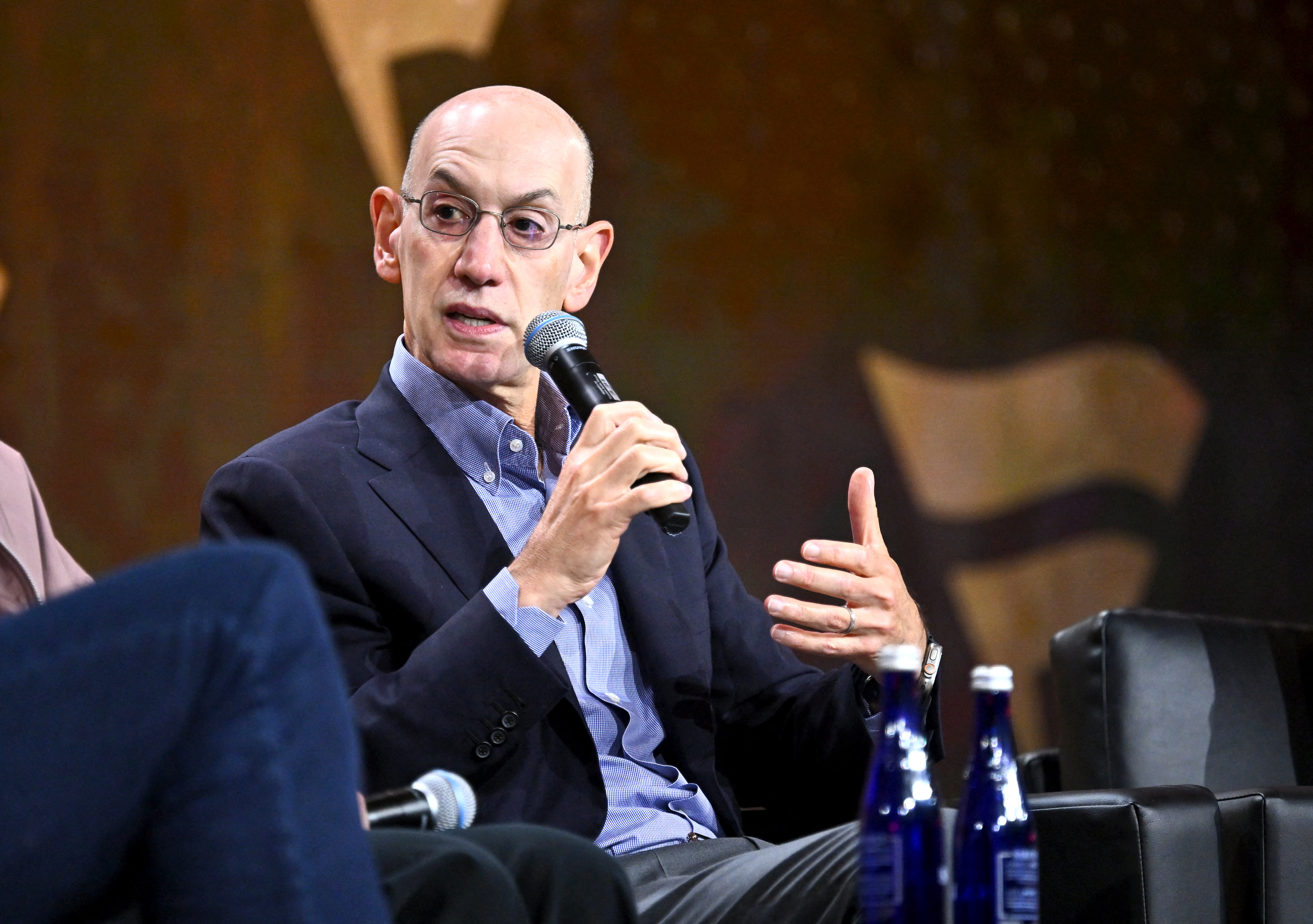 聯盟主席席爾瓦（Adam Silver）。法新社