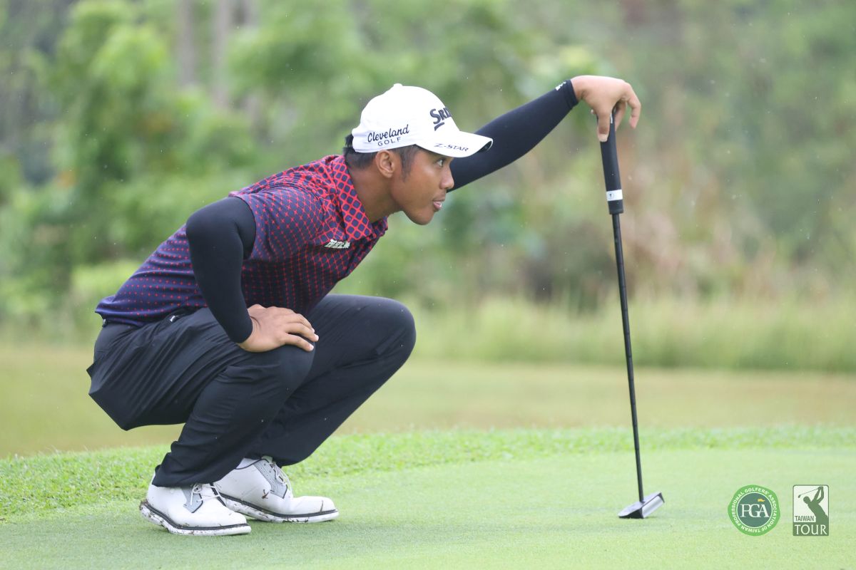 林永龍以三回合總桿208桿-8暫並列第二。Tpga／林聖凱攝