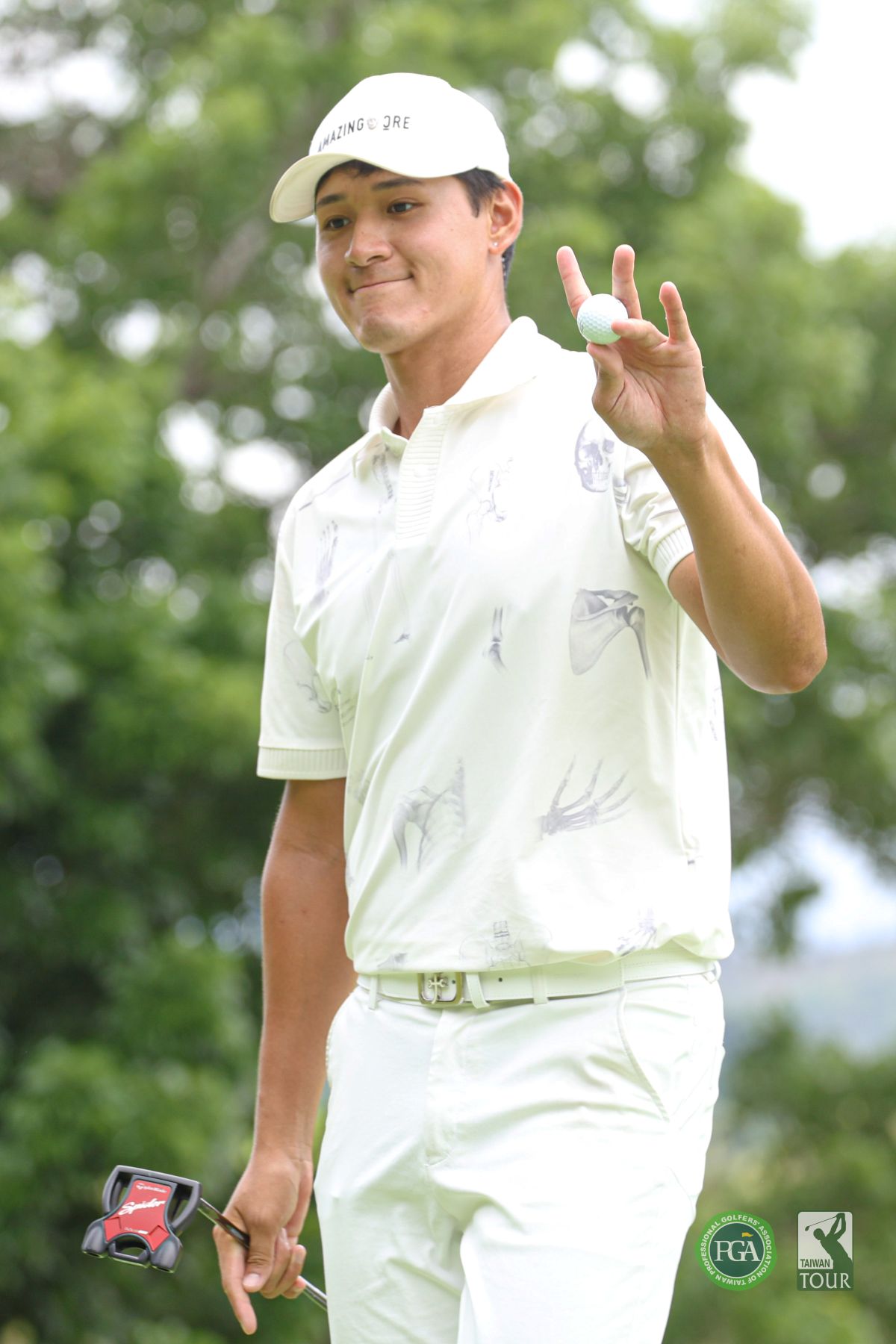 蔡尚愷以兩回合138桿-6在已完賽選手中暫居領先。Tpga／林聖凱攝 