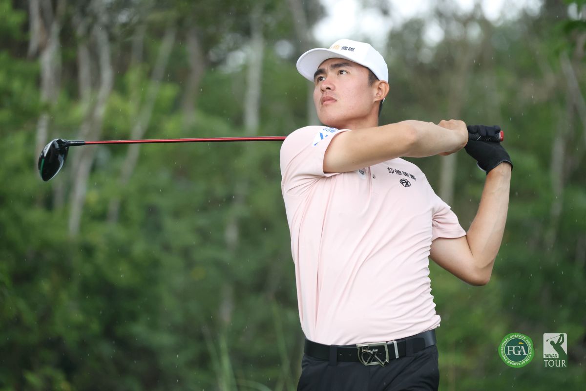 蘇晉弘以三回合總桿208桿-8暫並列第二。Tpga／林聖凱攝