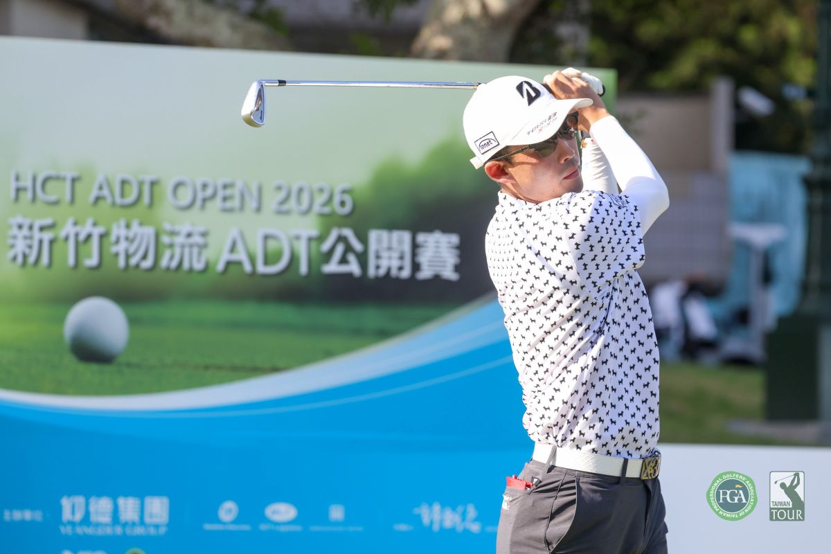 日本選手織田信亮以兩回合總桿137桿-7暫並列第二。Tpga/林聖凱攝