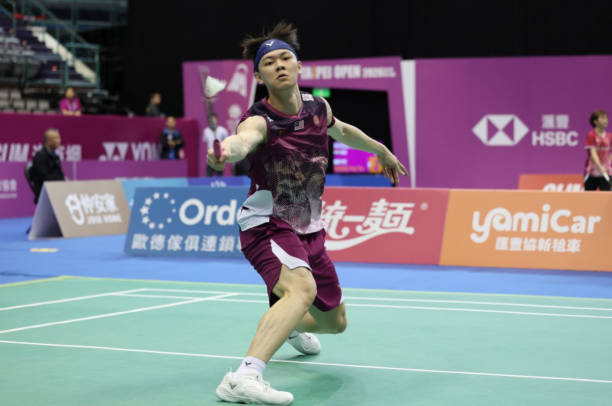李梓嘉晉台北賽男單16強。羽協提供