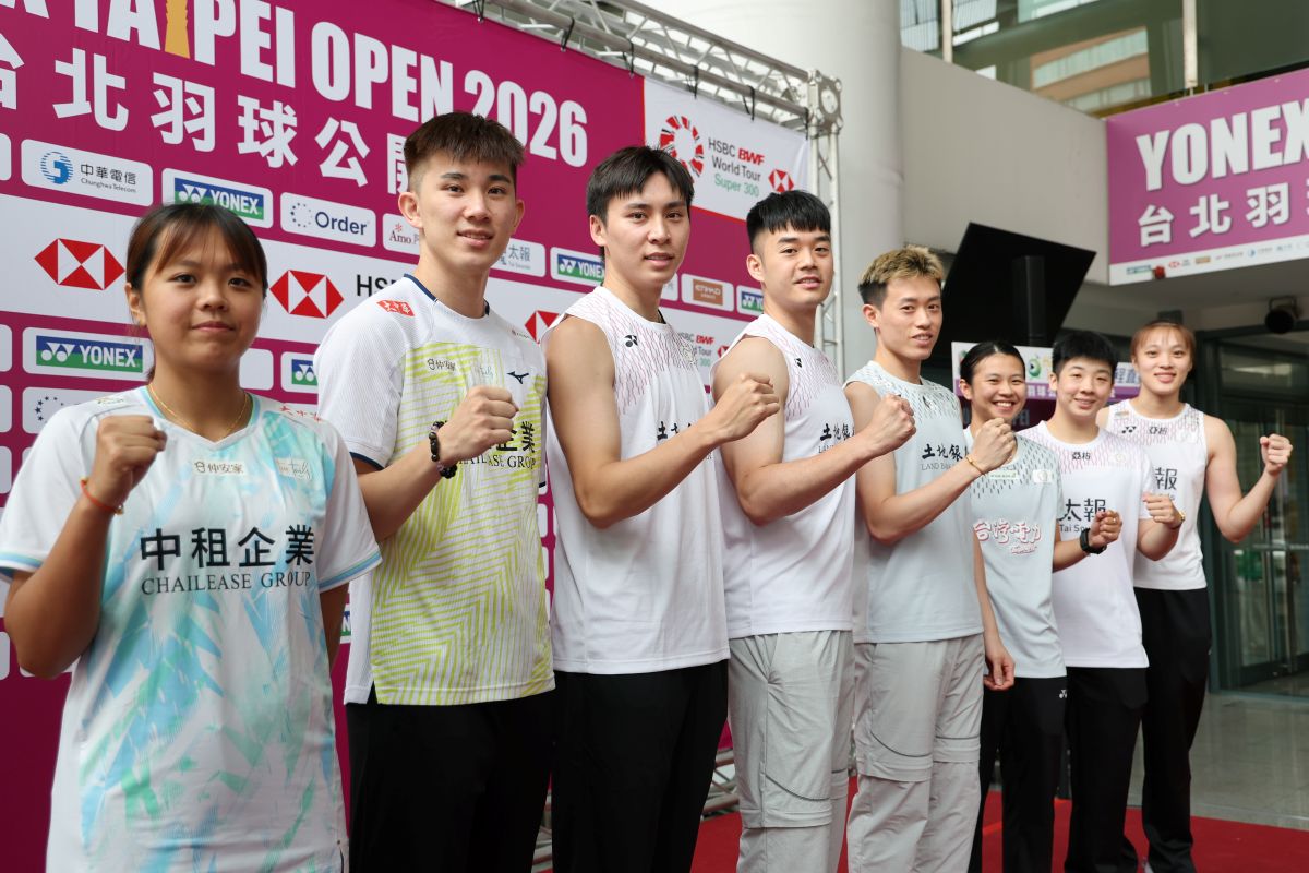 台灣羽球精英盡出。李天助攝