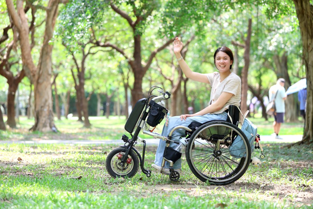 稚莠希望能帶著雙親環遊世界。潘稚莠提供