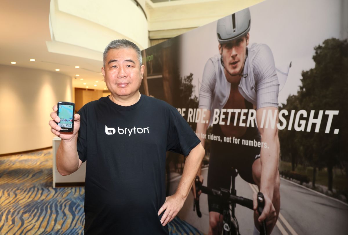 Bryton執行長王聖慜。郭運復攝