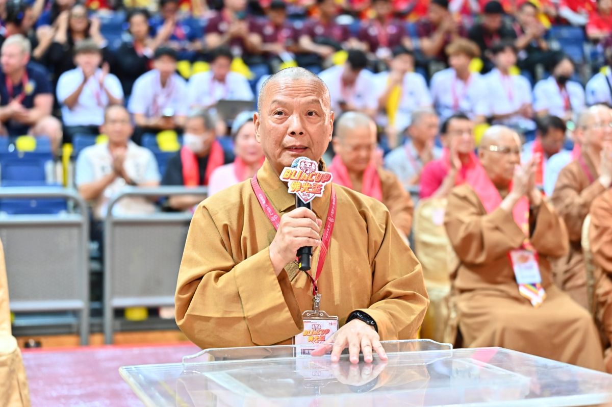 佛光山常務副住持慧傳法師勉選手於賽事中體現大師「六度波羅蜜」持戒、忍辱、精進、禪定的境界，實踐「三好」的精神，自我精進修行。佛光山提供