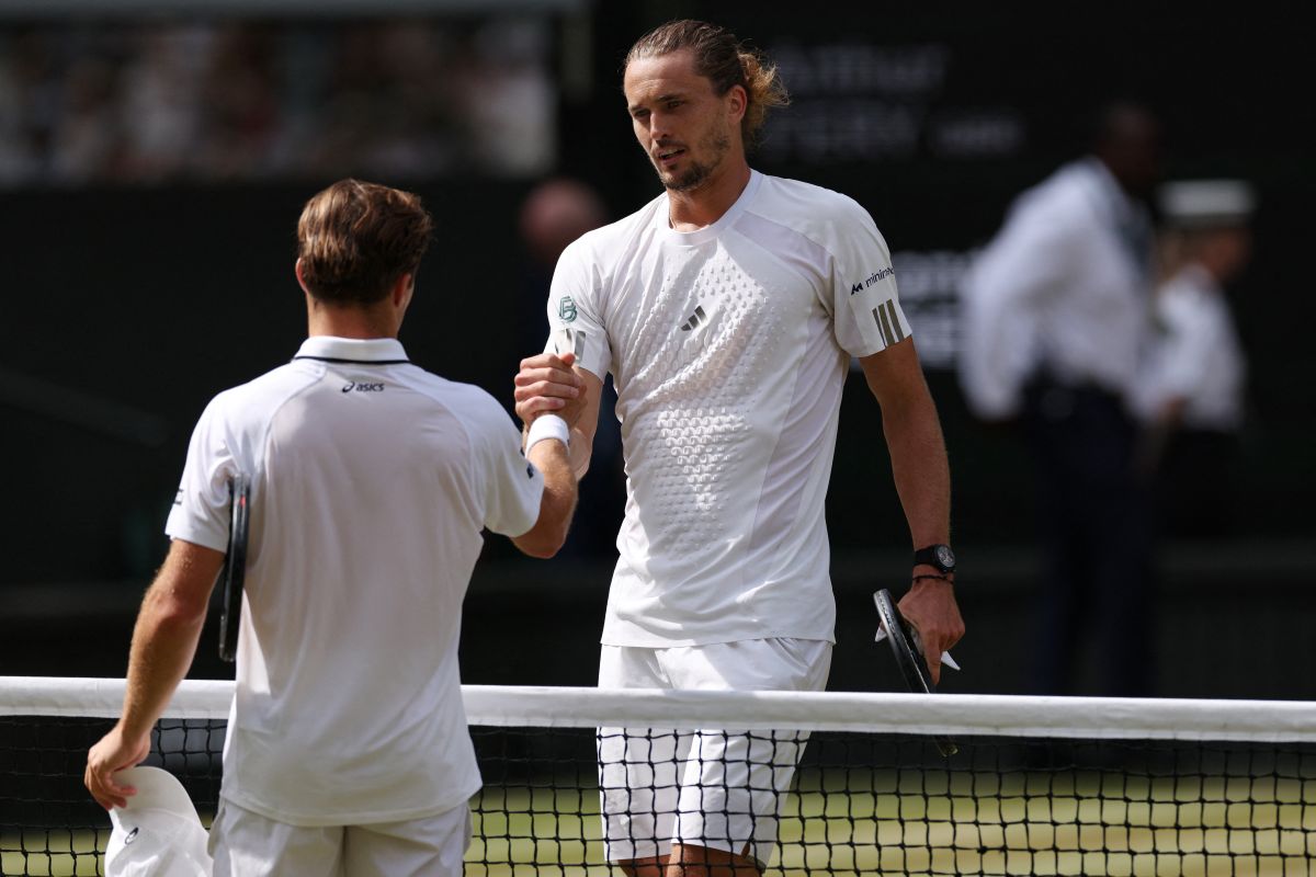 世界第3、德國名將季維瑞夫（Alexander Zverev)首度打進溫網決賽。法新社