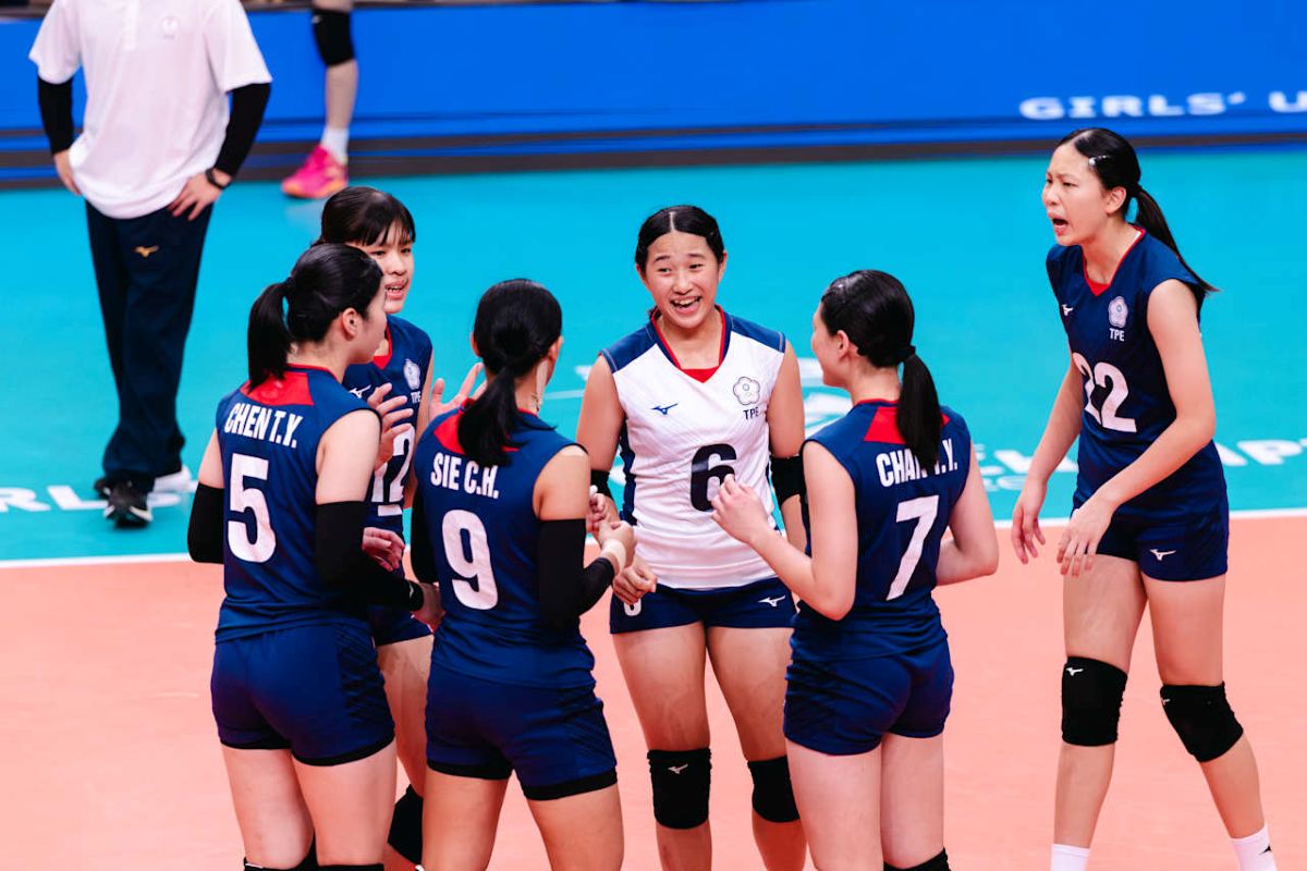 中華女排3-2力退泰國。摘自Volleyball World