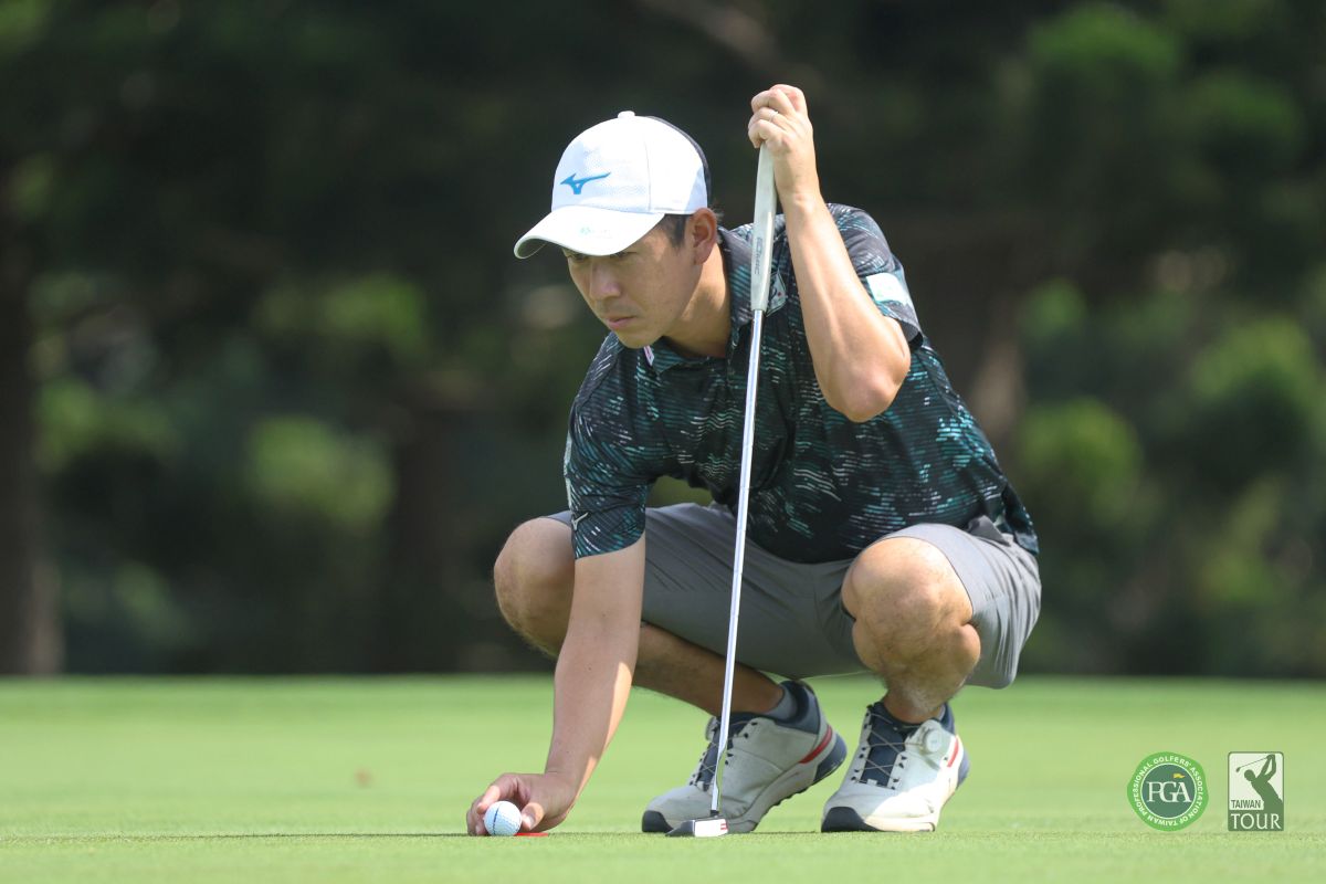 吉桒佑太第一回合以66桿-6暫並列第三。Tpga /林聖凱攝