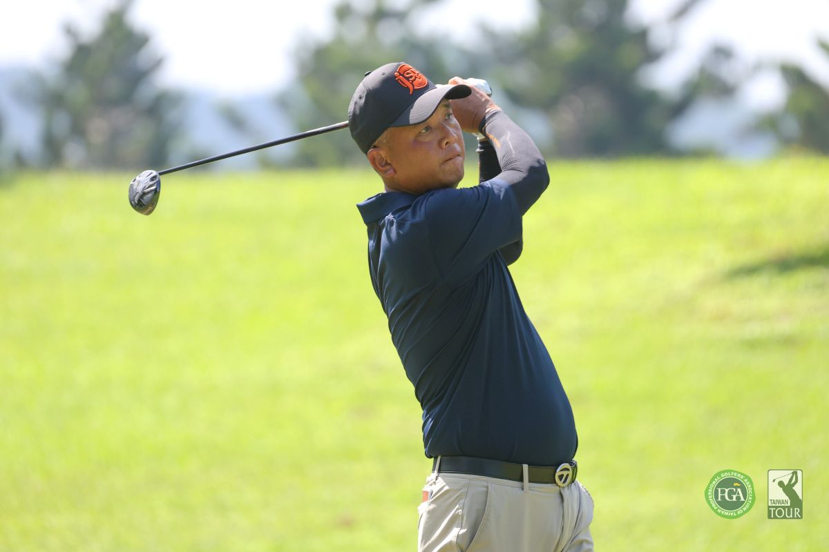 呂偉智以三回合總桿204桿-12暫並列第四。Tpga /林聖凱攝