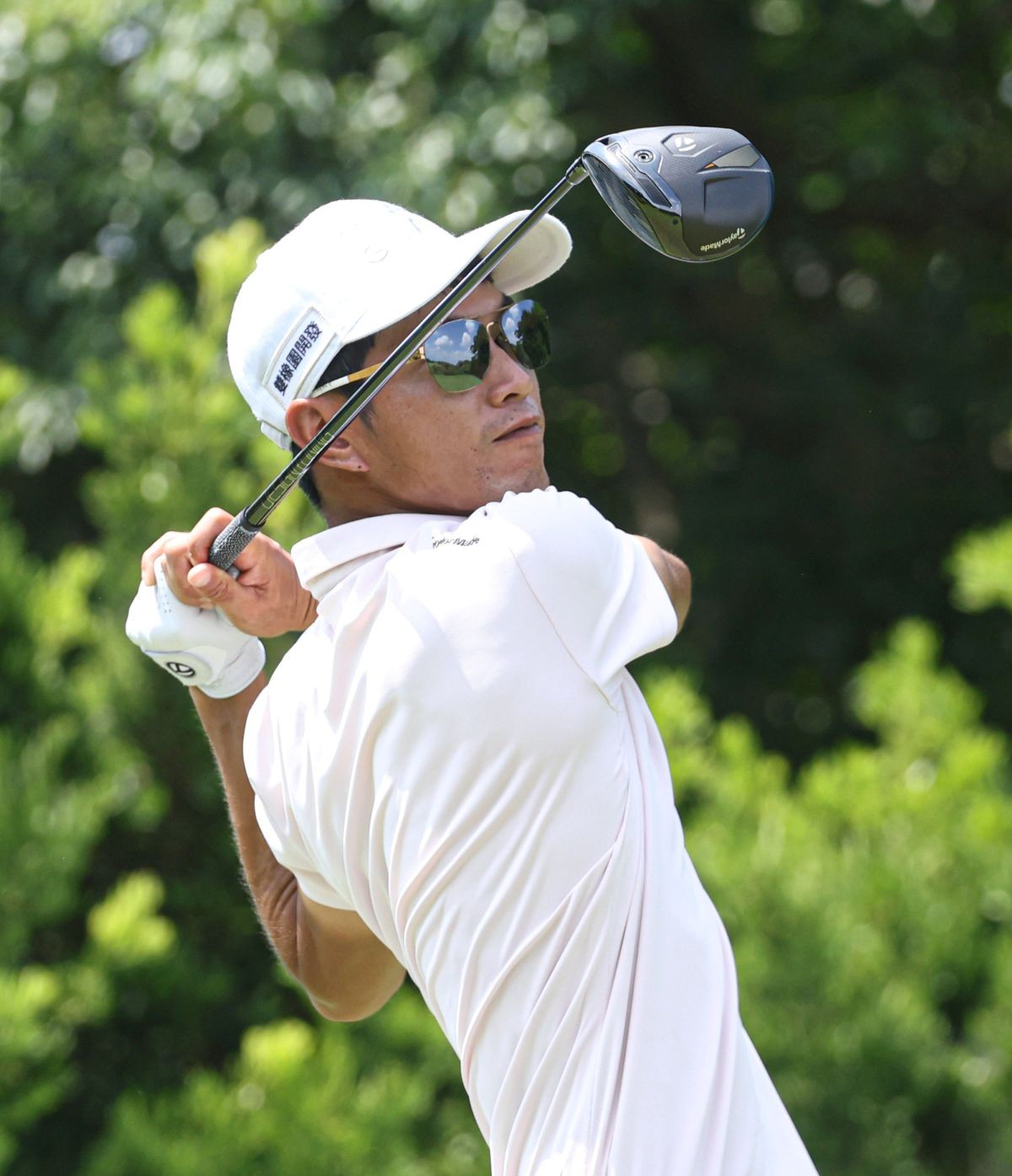 張緯綸第一回合以67桿 5暫居第二。Tpga /林聖凱攝