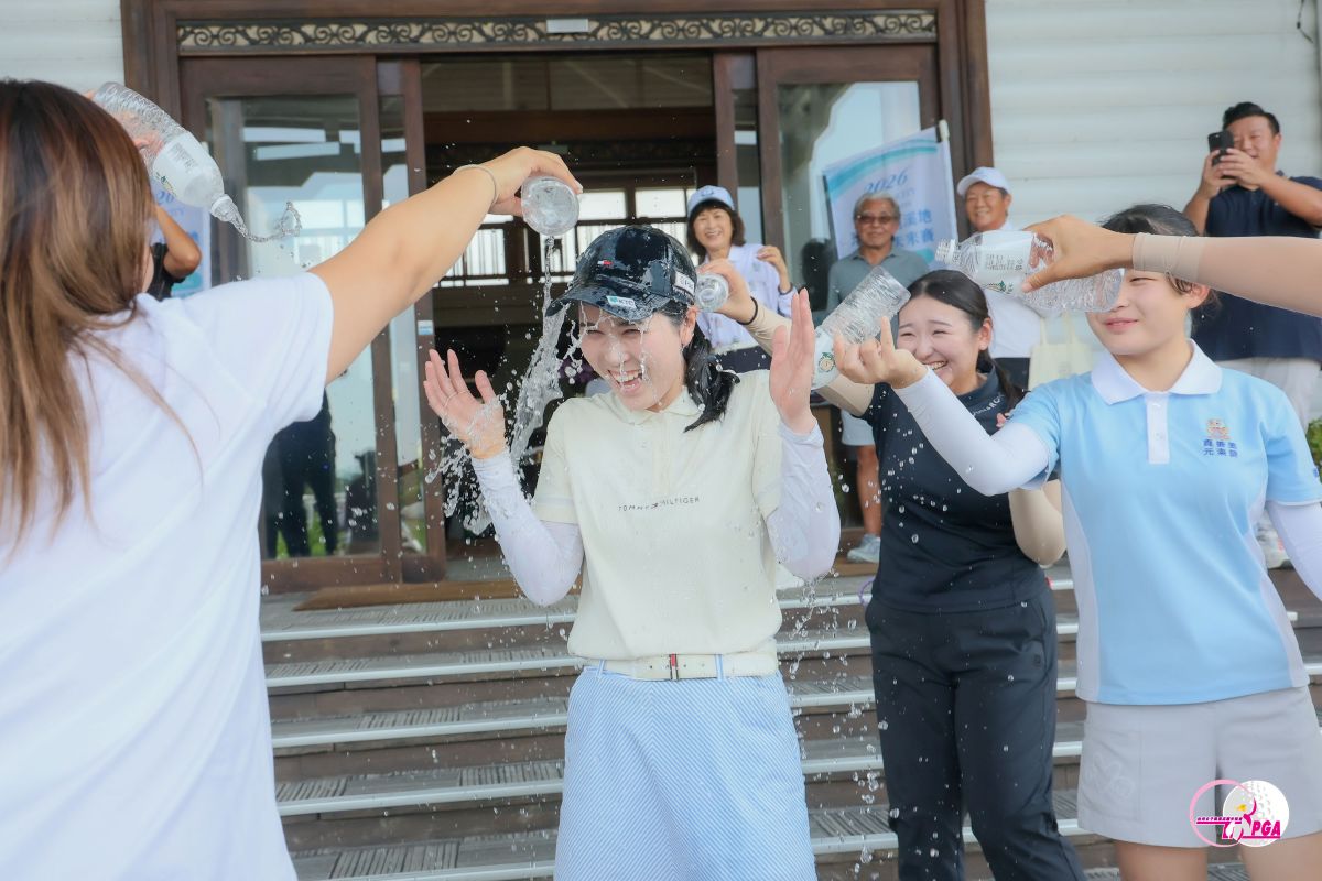 日本選手吉桑晴美以三回合總桿208桿-8的成績獲得冠軍。Tlpga/葉勇宏攝