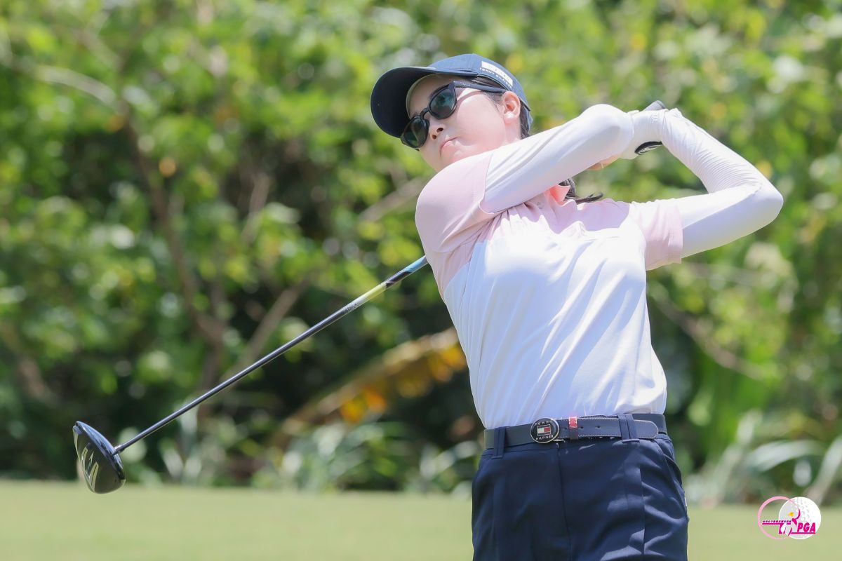 日本選手吉桑晴美以兩回合總桿140桿-4暫並列第二。Tlpga /葉勇宏攝