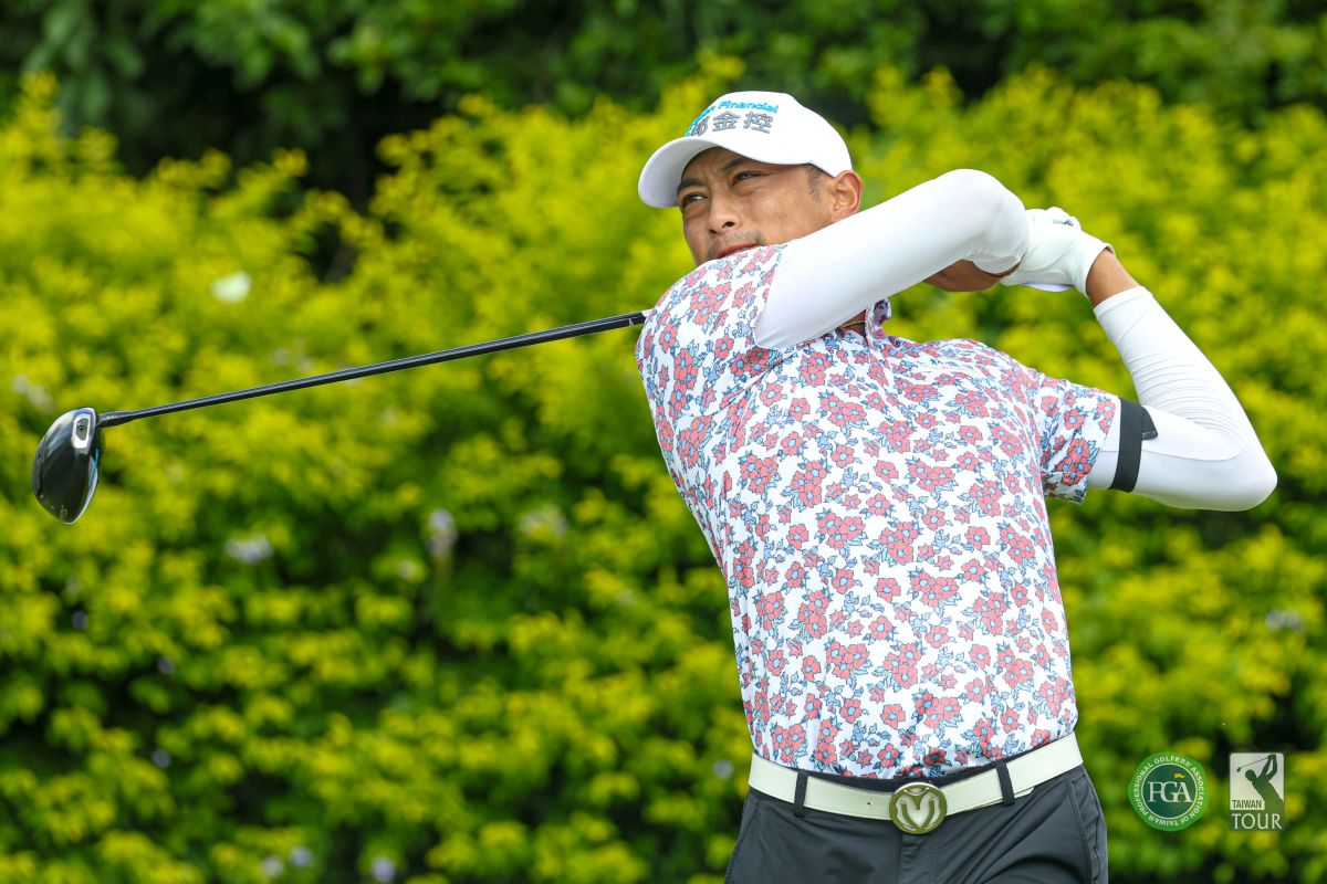 王偉軒以三回合總桿200桿-16獨居領先。Tpga/林聖凱攝