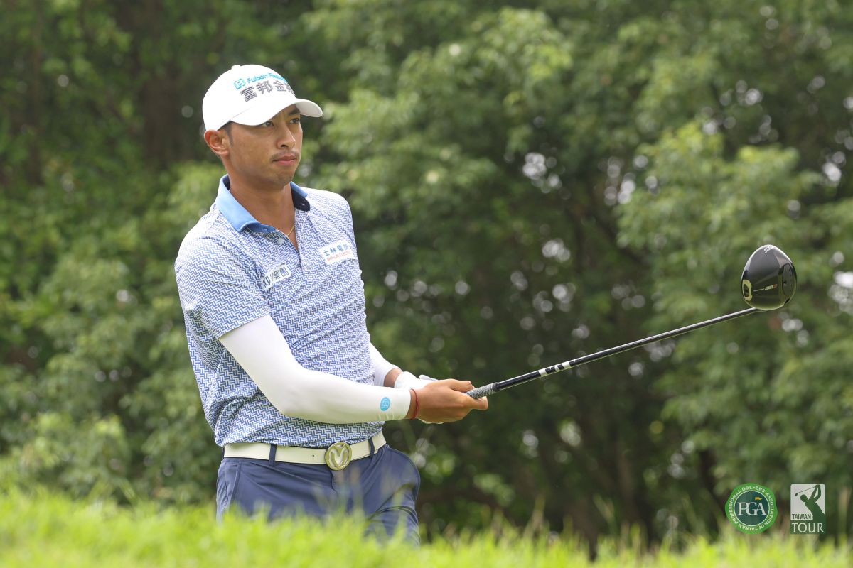 王偉軒連兩回合打出65桿成績以兩回合總桿130桿-14領先7桿進入決賽。Tpga /林聖凱攝