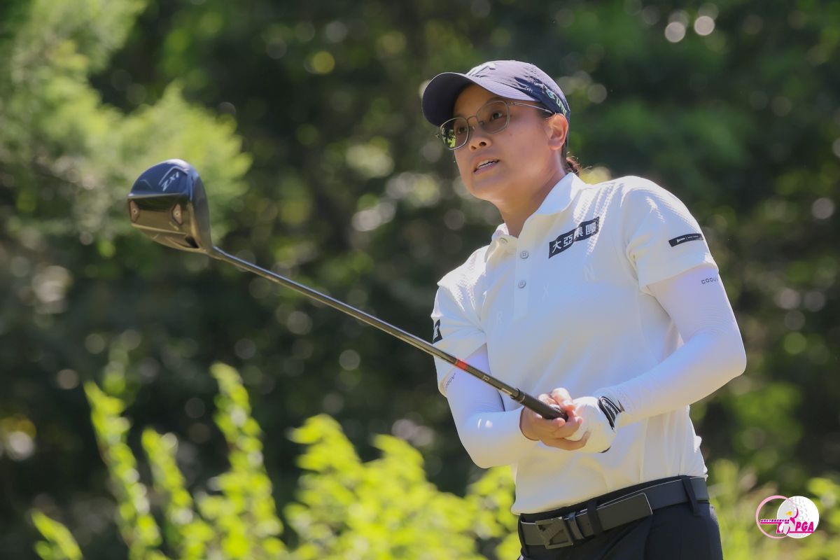 陳伶潔以兩回合總桿140桿-4暫並列第二。Tlpga /葉勇宏攝